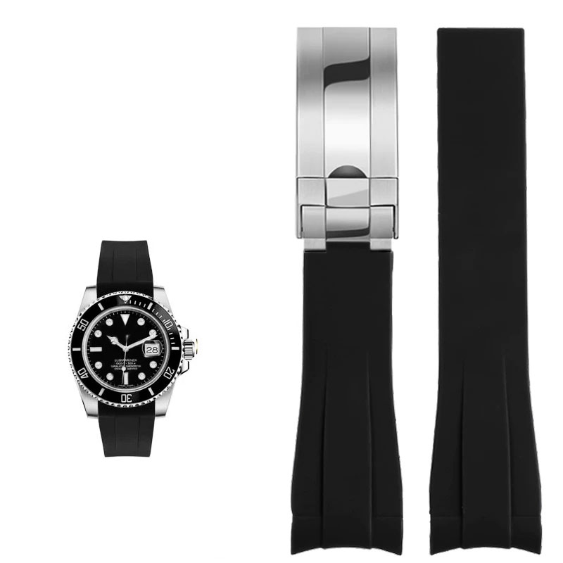 Rolex Watch Submariner - Voor Rolex 20 mm siliconen horlogeaccessoires