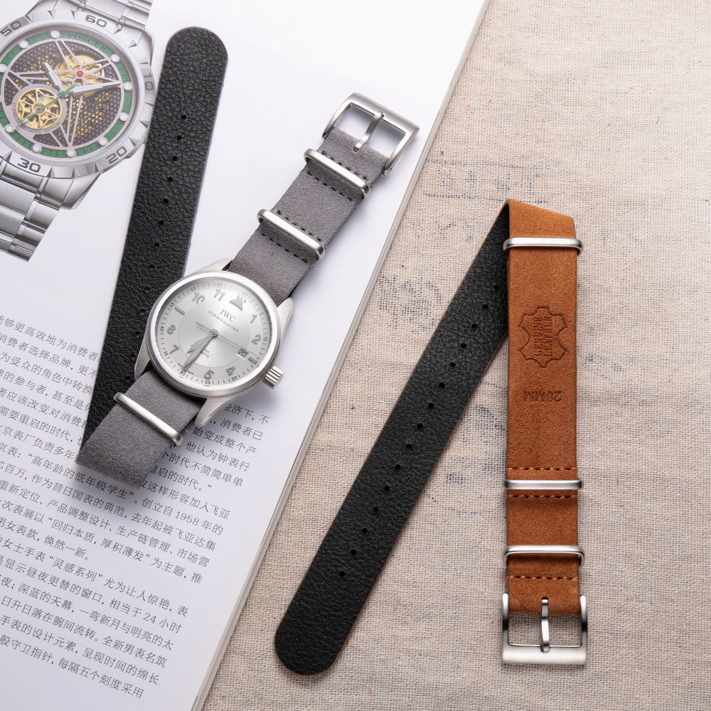 Tropic Strap Vintage - Hemsut Echt Lederen Horloge Band Suede