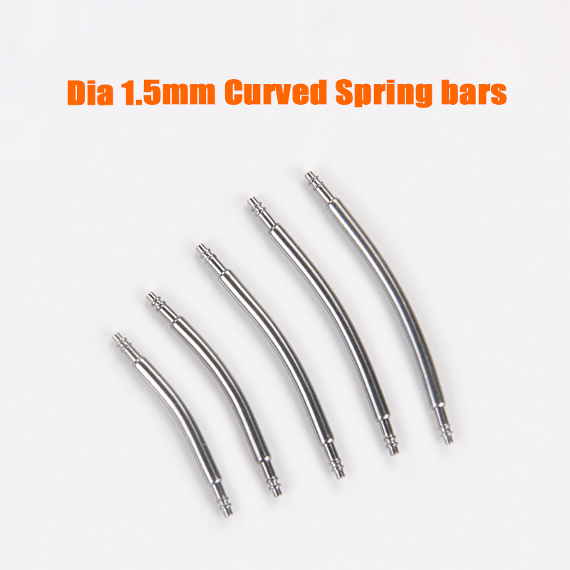 Curved Spring Bar - 1.5Mm Gebogen Voorjaar Bars Gebogen Horloge