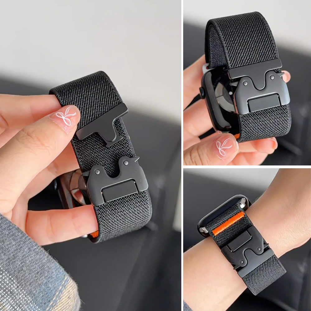 Parachute Strap Elastic - Parachute Bandjes Voor Apple Horloge ultra