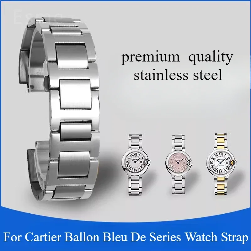 Cartier Watch Ballon Bleu - Horlogeband voor Cartier Ballon Bleu De