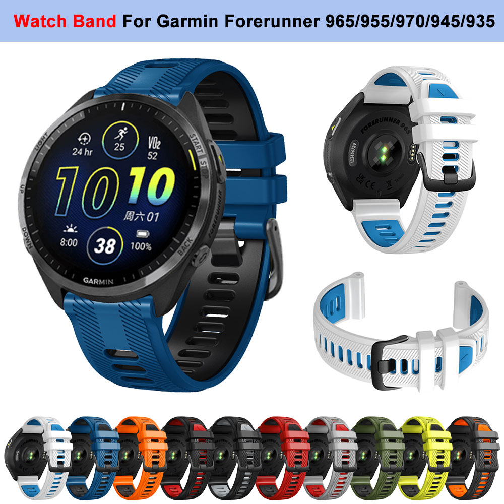 Voor Garmin Forerunner 965 955 - Silicone Watch Band 22Mm recensie en prijs