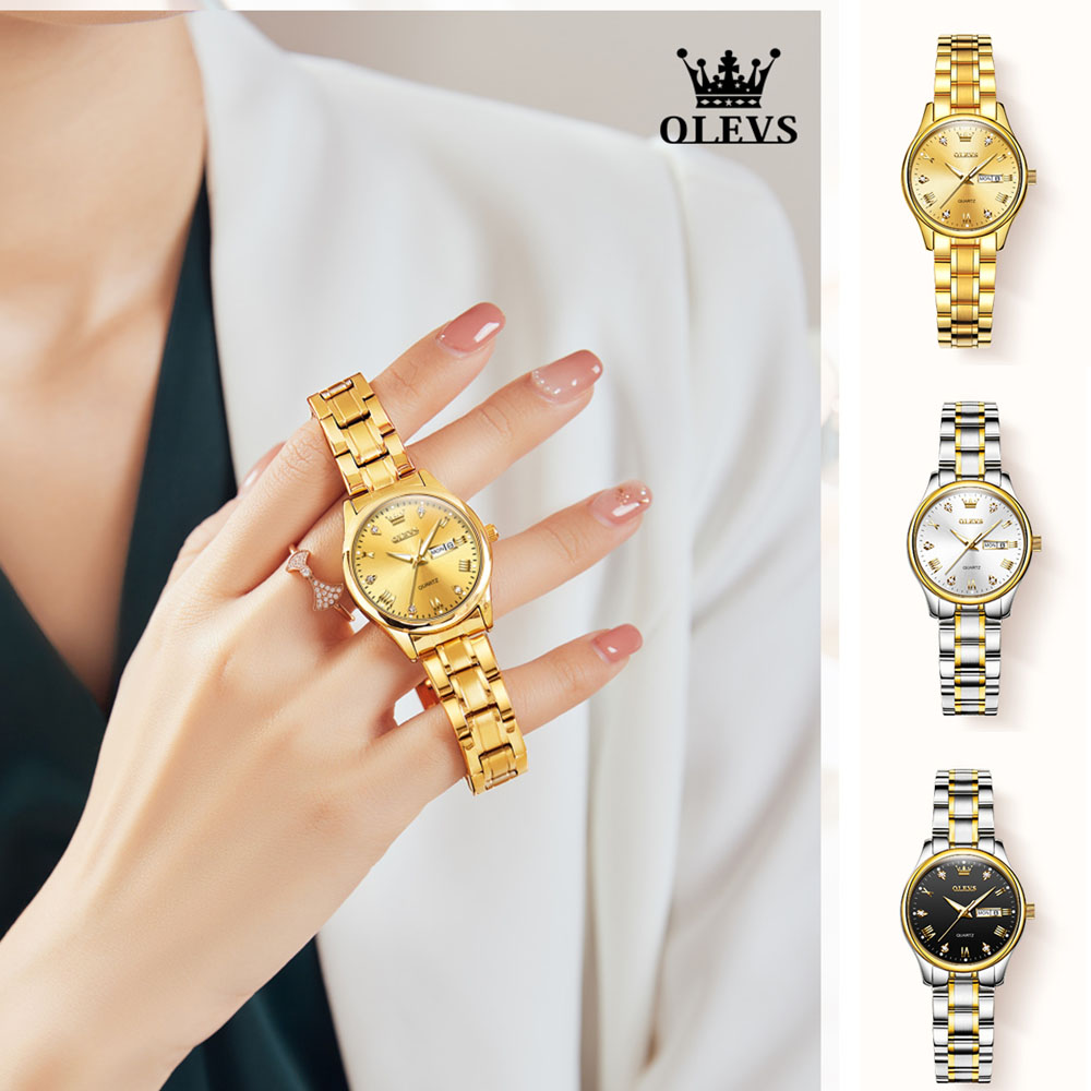 Olevs 5563 Nieuwe Mode Vrouwen - Stainless Bracelet Diver recensie en prijs