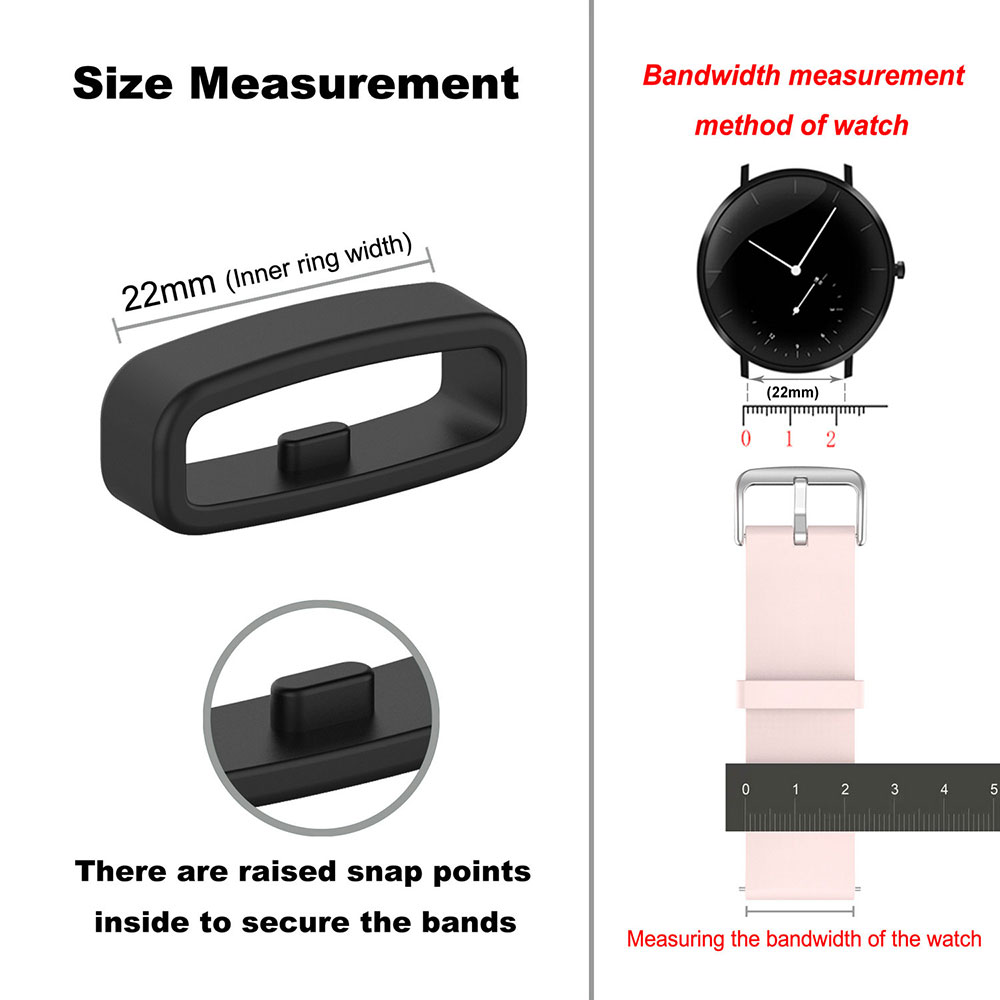 18 20 22mm Horlogeband Ring Ru - Silicone Watch Band 22Mm recensie en prijs