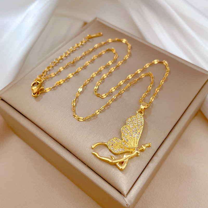 Modieuze luxe vlinderhanger ke - Butterfly Clasp Deployant recensie en prijs