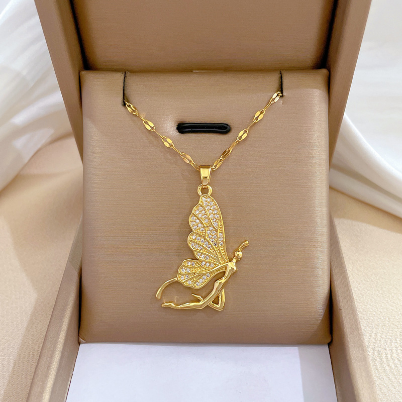 Modieuze luxe vlinderhanger ke - Butterfly Clasp Deployant recensie en prijs