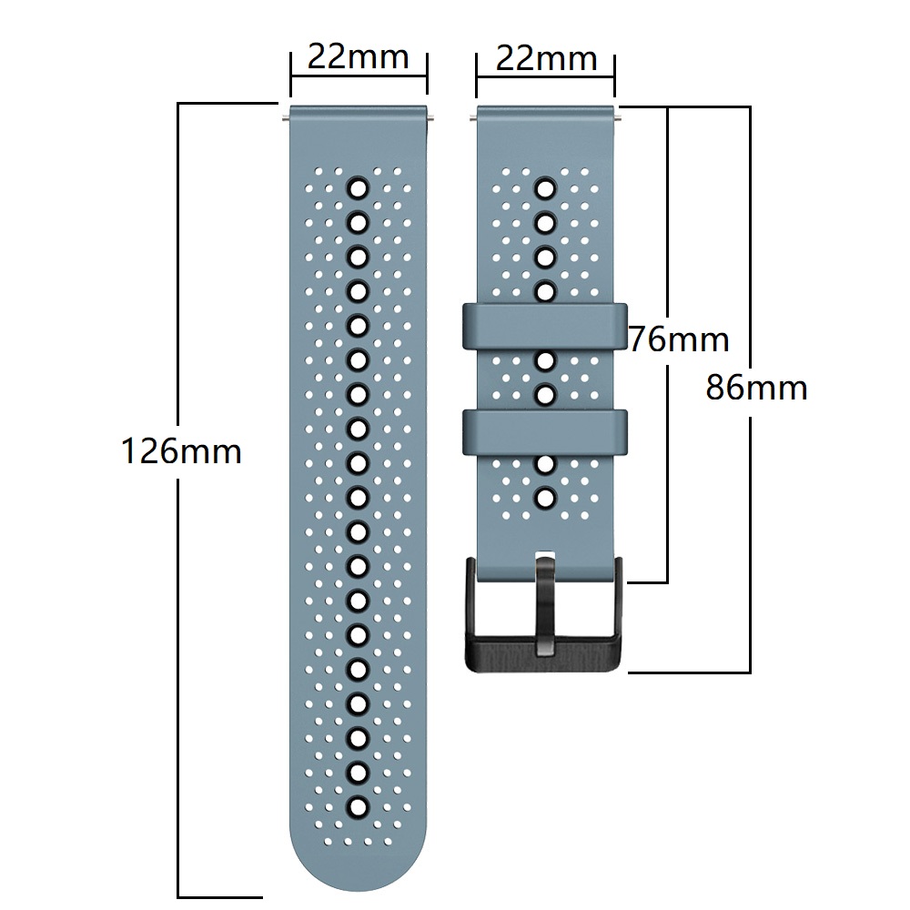 22Mm Siliconen Band Voor Coros - Silicone Watch Band 22Mm recensie en prijs