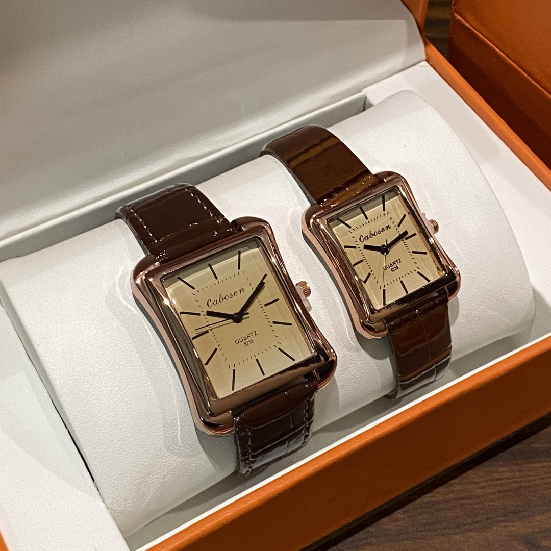 Paar horloge quartz uurwerk za - Leather Watch Band Men recensie en prijs