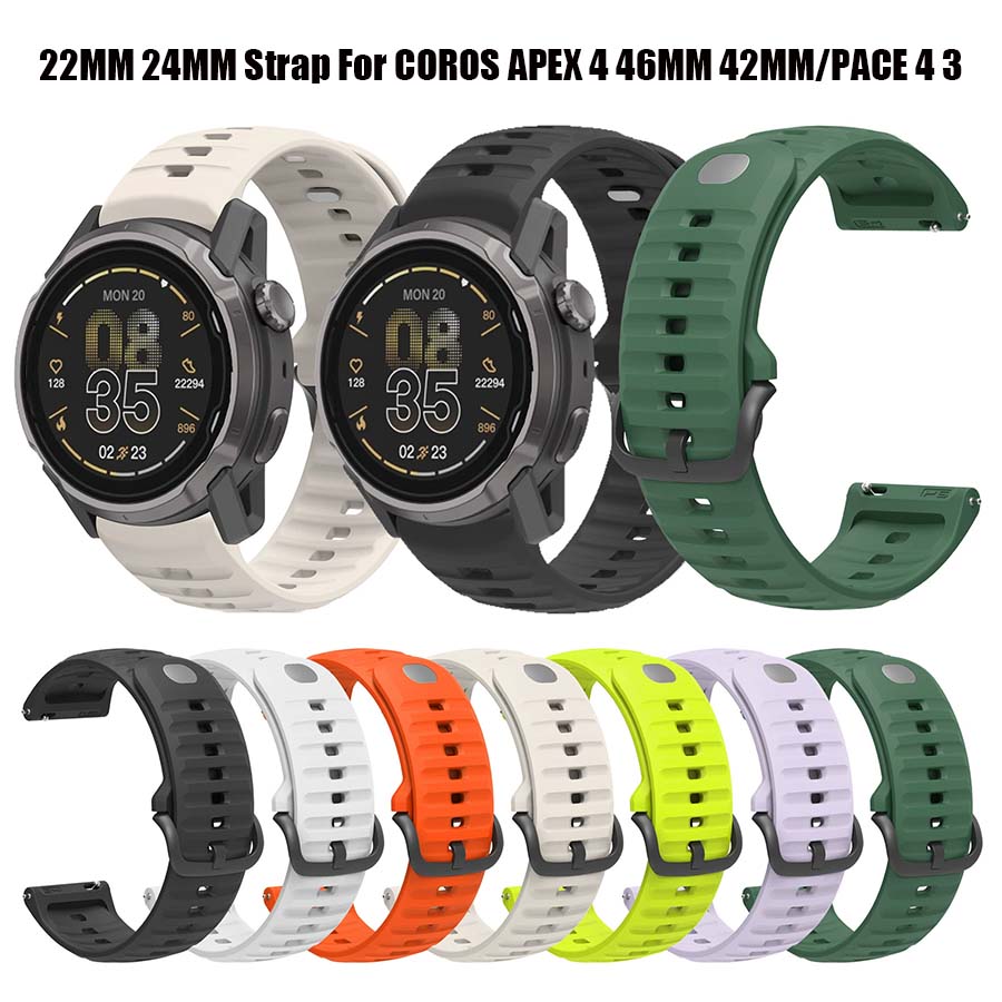 Voor COROS APEX 4 46mm 42mm si - Silicone Watch Band 22Mm recensie en prijs