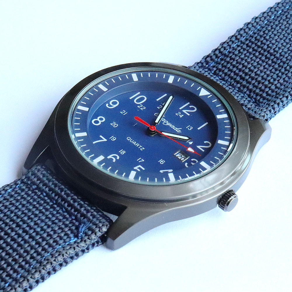 Luxe herenhorloge met quartz u - Canvas Strap Watch recensie en prijs