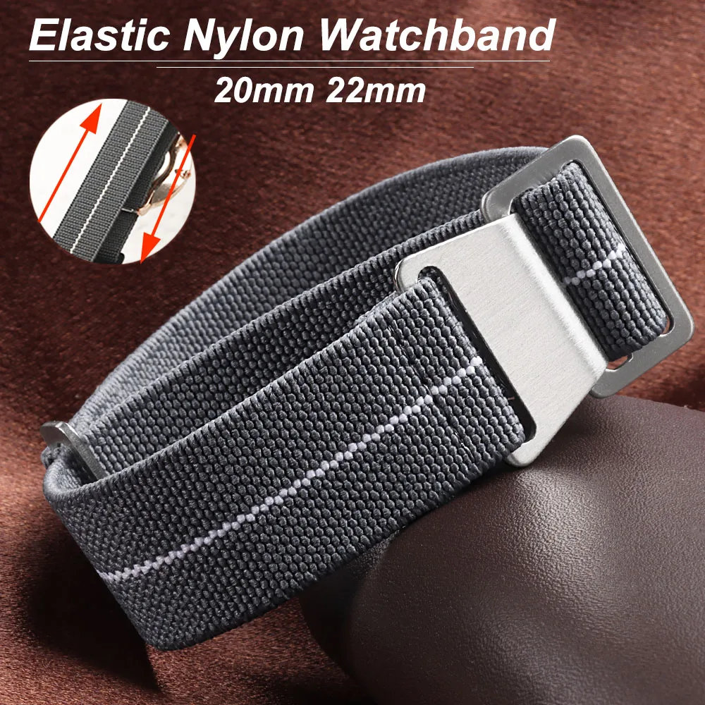 Elastische horlogeband jaren ' - Parachute Strap Elastic recensie en prijs