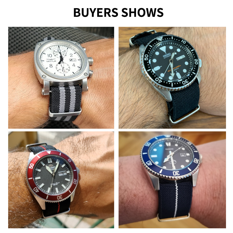 60's Franse leger horlogeband  - Nato Strap Nylon recensie en prijs