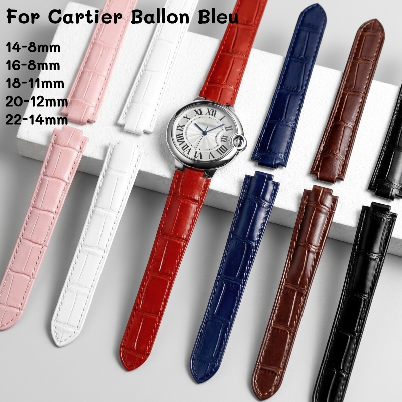 Lederen Horlogeband Dubbele Co - Cartier Watch Ballon Bleu recensie en prijs