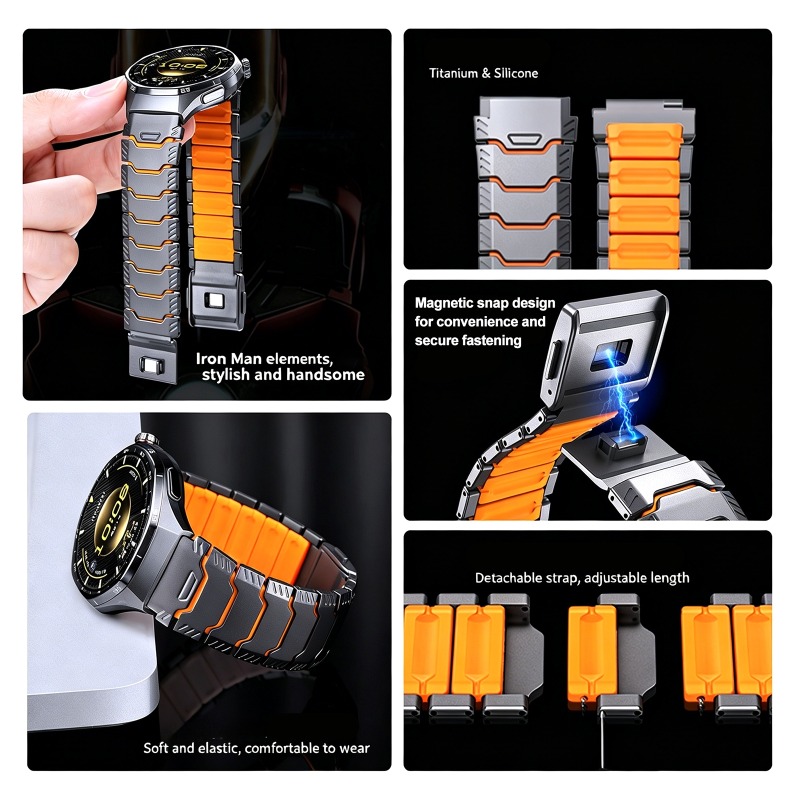 22mm titanium rubberen horloge - Silicone Watch Band 22Mm recensie en prijs
