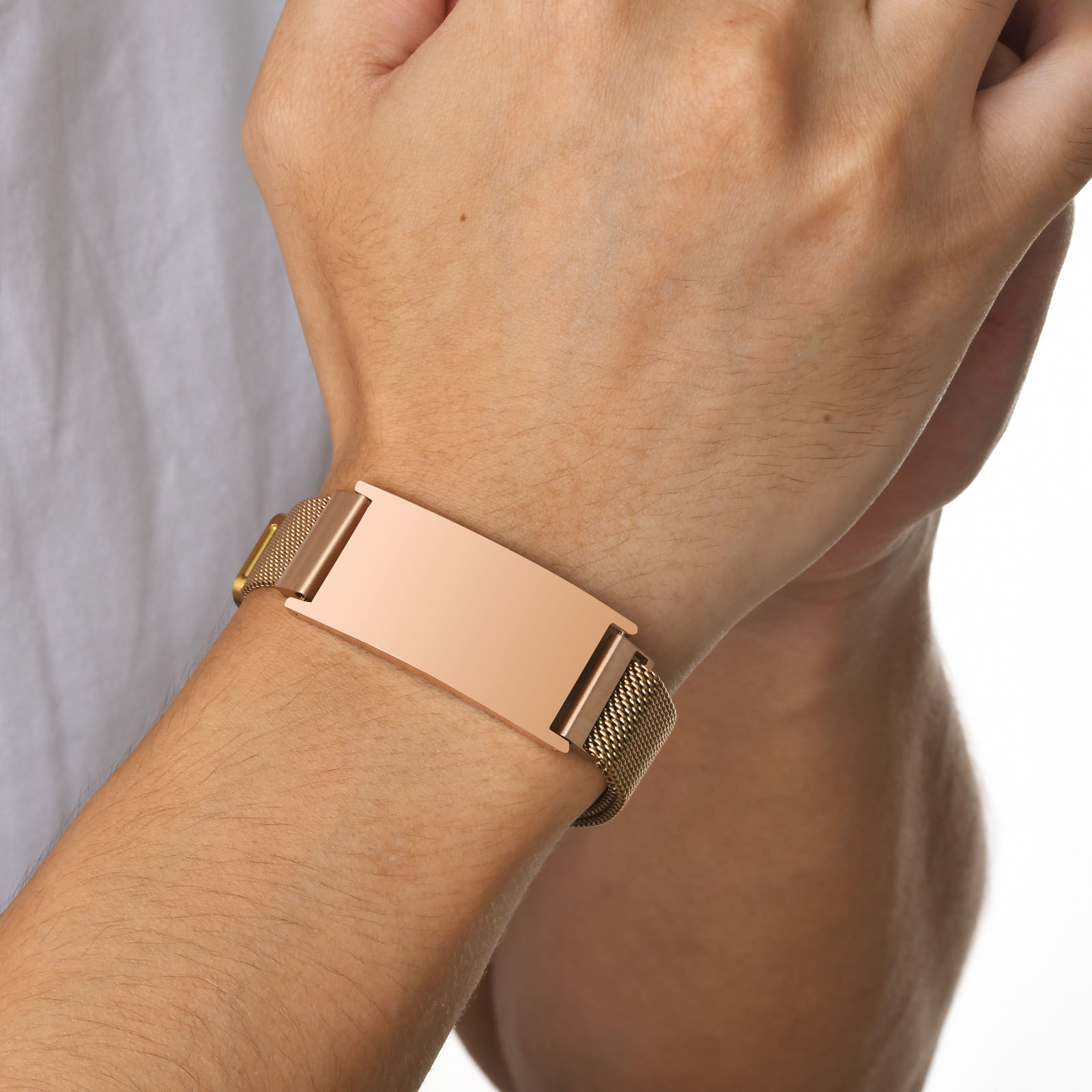 Dikke magnetische mesh-bandarm - Mesh Strap Metal recensie en prijs