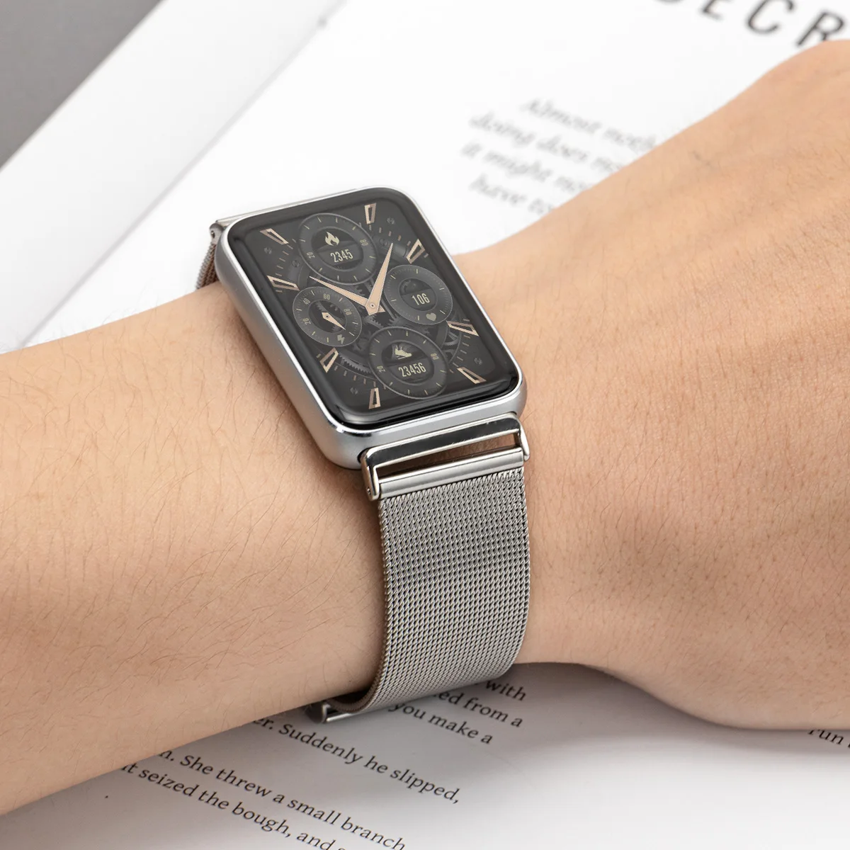 Roestvrij stalen band voor Sam - Mesh Strap Metal recensie en prijs