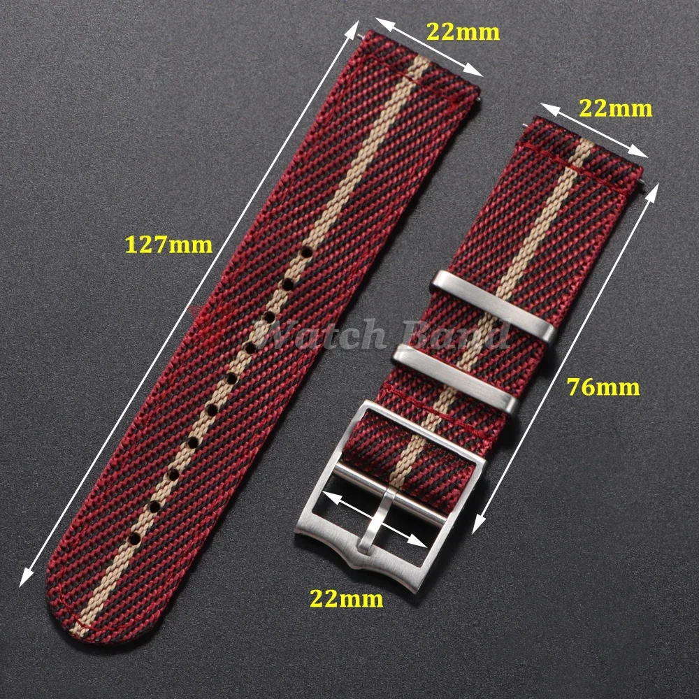 20 22 mm nylon band voor Tudor - Nato Strap Nylon recensie en prijs