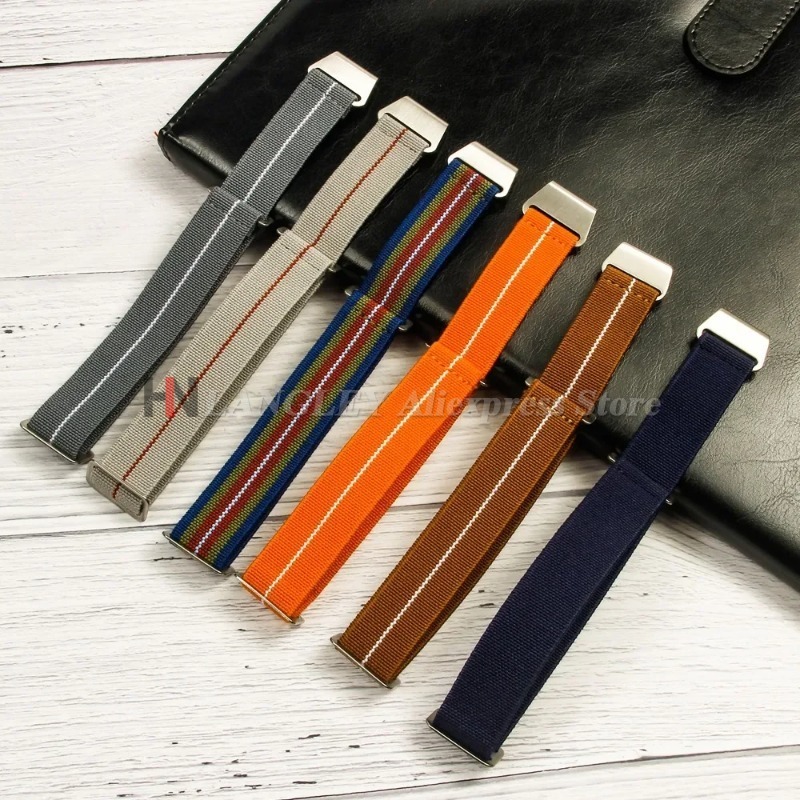 Elastische Nylon Horlogeband v - Parachute Strap Elastic recensie en prijs