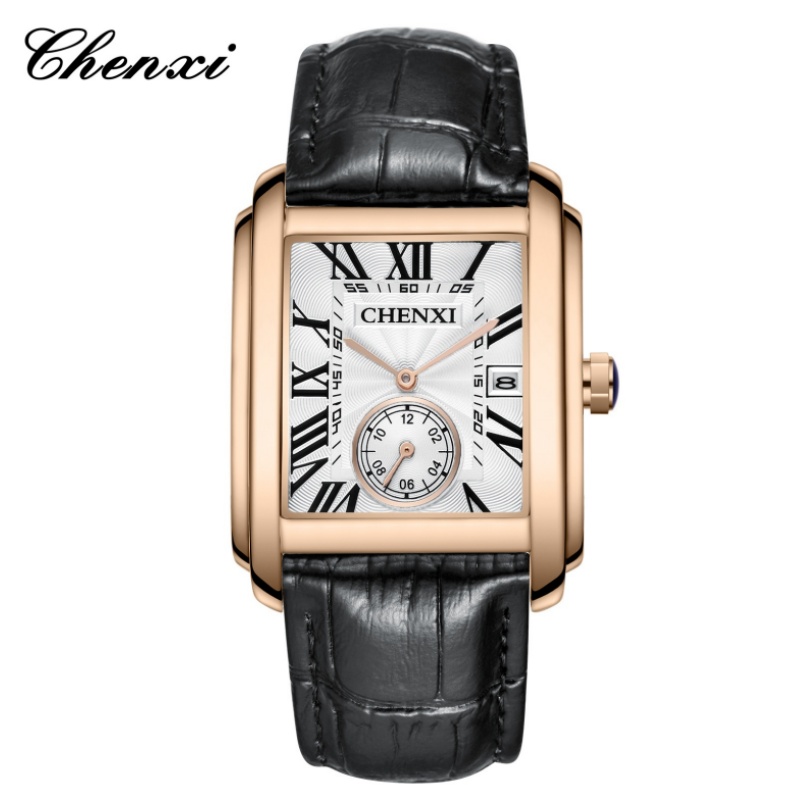 CHENXI 8216 Mode Klassieke Vie - Leather Watch Band Men recensie en prijs