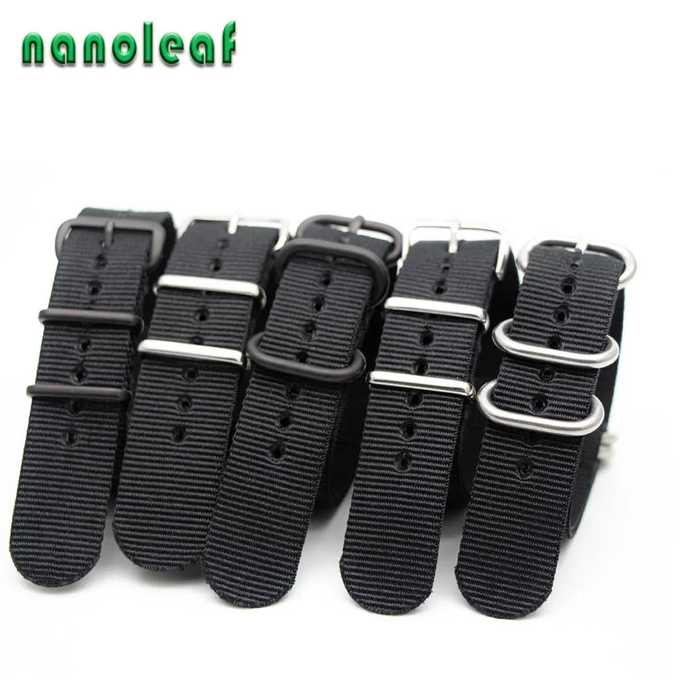 Zwart Nylon Horlogeband Voor M - Nato Strap Nylon recensie en prijs