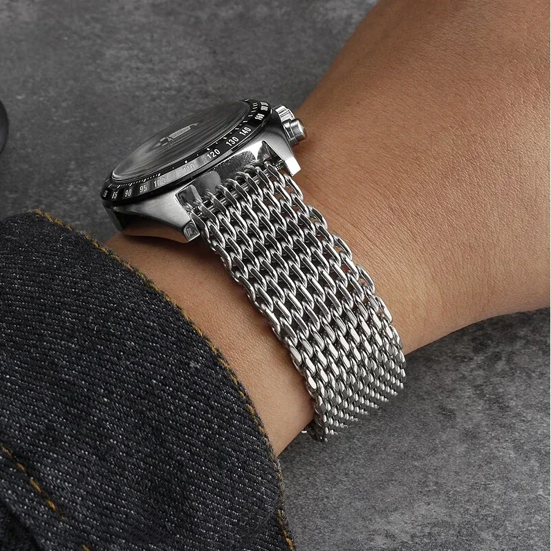 18/20/22/24Mm Mesh Massief Roe - Mesh Strap Metal recensie en prijs
